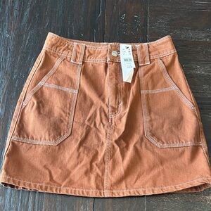 BNWT top shop denim skirt